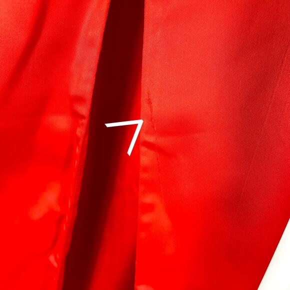 Lovers & Friends Mackenzie Gown Red Wrap Maxi Dress Sz XL Satin Sleeveless - Picture 8 of 12